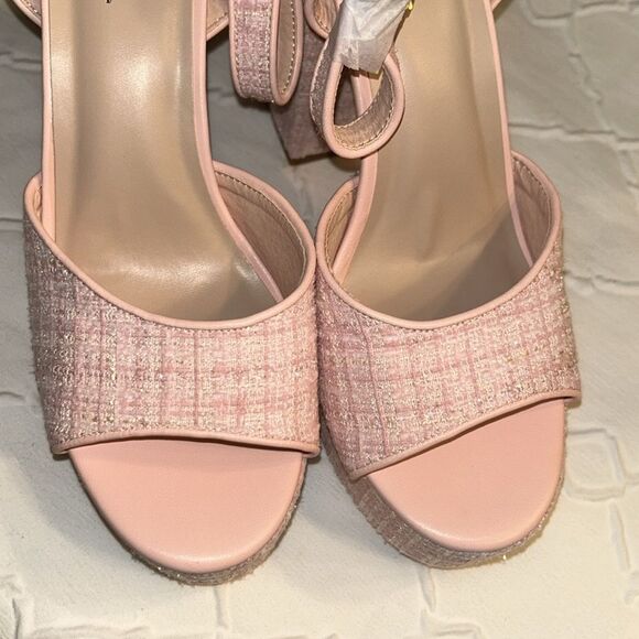 Lulu’s Pink Tweed Sandals(Size 10) - Picture 10 of 10